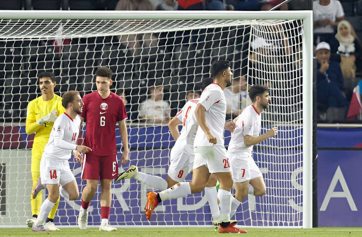 Satu-satunya gol timnas U-23 Yordania berasal dari eksekusi penalti.