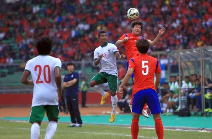 Timnas U-23 Indonesia kalah 0-4 dari timnas U-23 Korsel pada 2015.