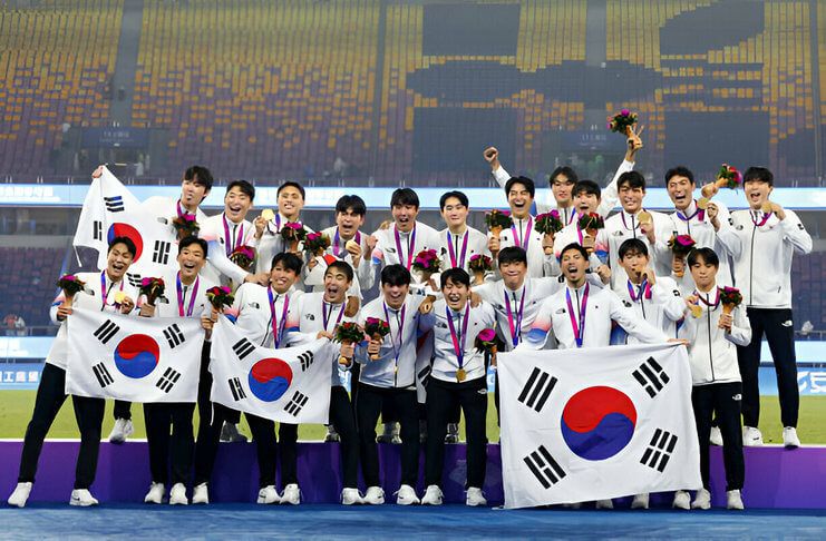Timnas U-23 Korsel meraih medali emas Asian Games dengan sempurna.