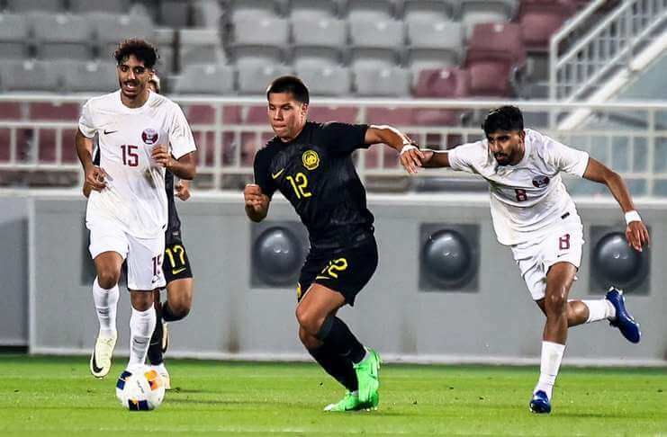 Timnas U-23 Qatar susah payah menang 1-0 atas Malaysia.