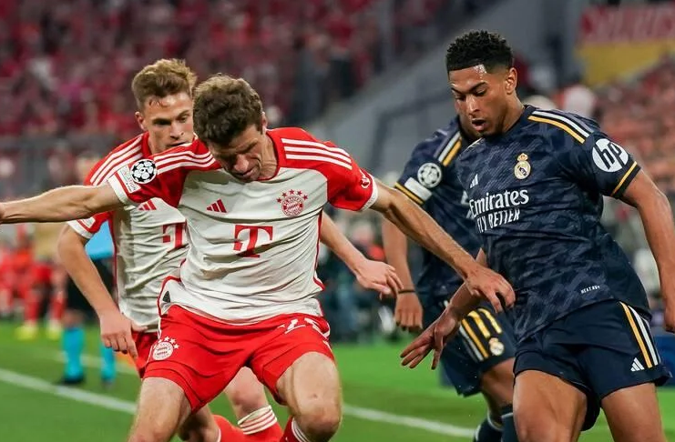 Carlo Ancelotti - Bayern Munich vs Real Madrid - Jude Bellingham - Alamy 2