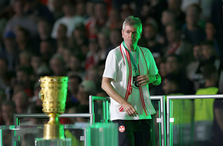 Friedhelm Funkel mencatatkan hat-trick gagal di final DFB Pokal.