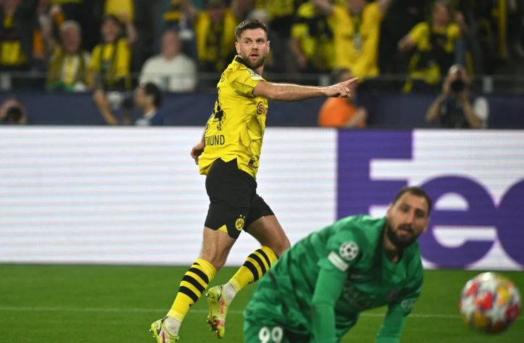 Niclas Fuellkrug - Borussia Dortmund vs PSG - Semifinal Liga Champions - Alamy