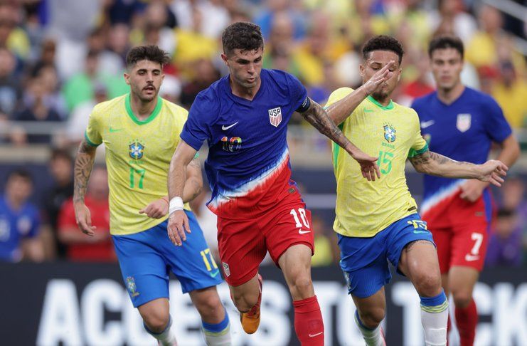 Brasil Ditahan Amerika Serikat Jelang Copa America 2024 - Christian Pulisic (@USMNT)