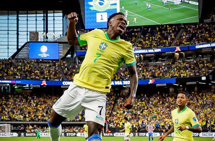 Copa America 2024 Brasil dan Kolombia Pesta Gol - Vinicius (@centregoals)