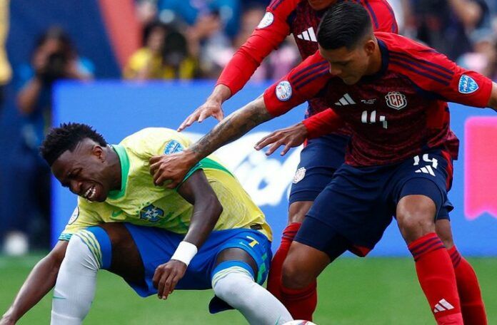 Copa America 2024 Kosta Rika Sukses Buat Brasil Frustrasi - Vinicius (@livescore)