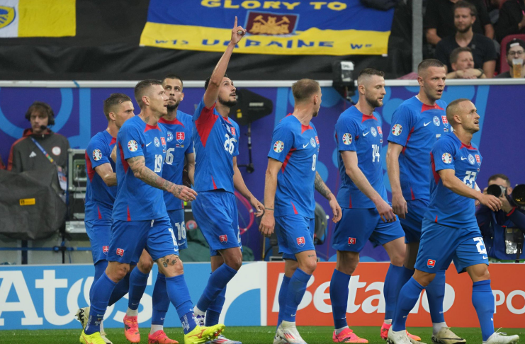 Francesco Calzona - Timnas Slowakia vs Ukraina - 16 besar EURO 2024 - Istimewa 2