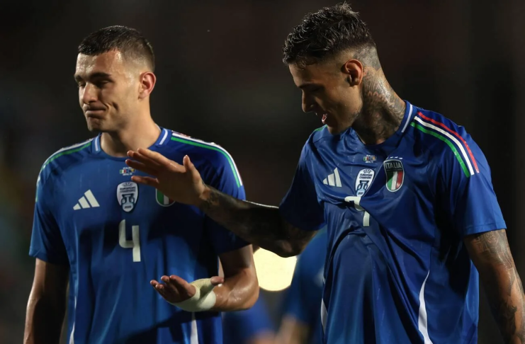 Gianluca Scamacca - striker timnas Italia - EURO 2024 - Alamy