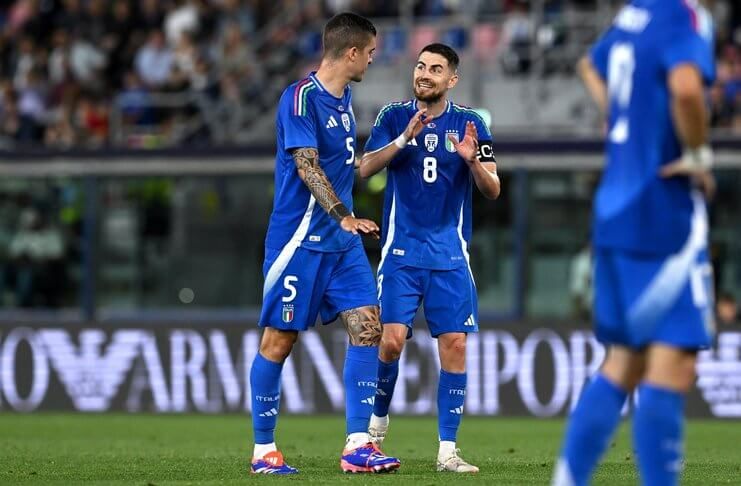 Hasil Friendly Match Italia Ditahan Turki, Portugal Menang Tanpa Ronaldo - Jorginho (@Azzurri_En)