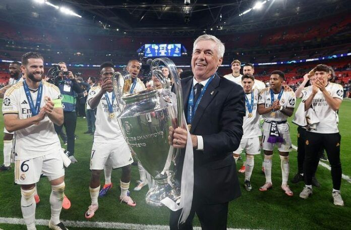 Real Madrid Kembali Jadi Juara Liga Champions dan Beberapa Fakta Menarik Lainnya - Carlo Ancelotti (@MrAncelotti)
