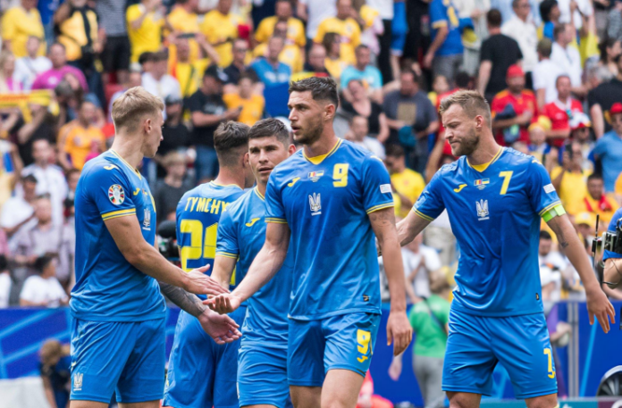 Roman Yaremchuk - Timnas Ukraina vs Belgia - EURO 2024 - Istimewa