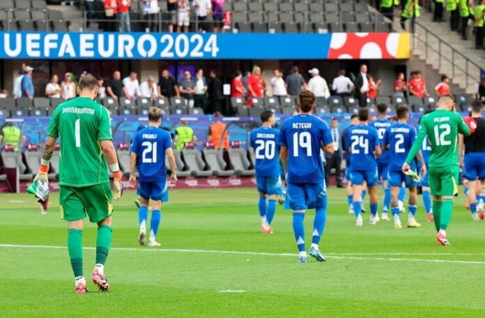 Timnas Italia tersisih pada babak 16 besar EURO 2024.