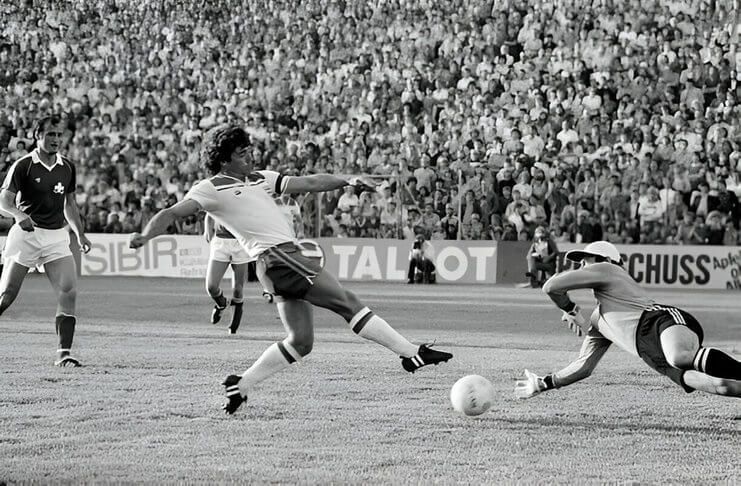 Aksi Kevin Keegan saat Inggris mengalami kekalahan terakhir dari Swiss pada 1981.