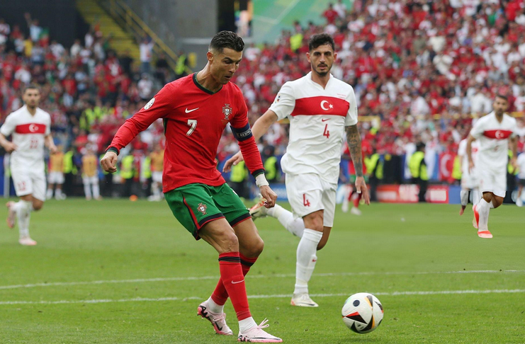 Cristiano Ronaldo Timnas Portugal vs Slovenia 16 besar EURO 2024 Istimewa 2